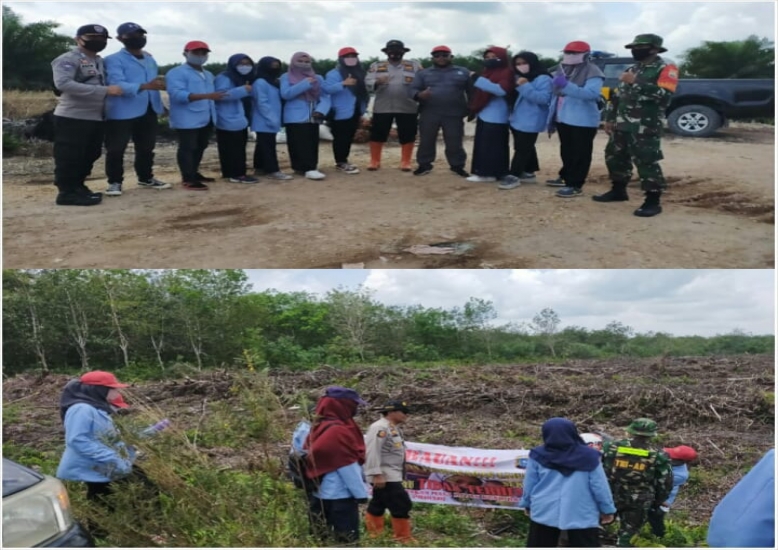 Tim Kukerta Unri Melibatkan TNI Polri Patroli Karlahut 