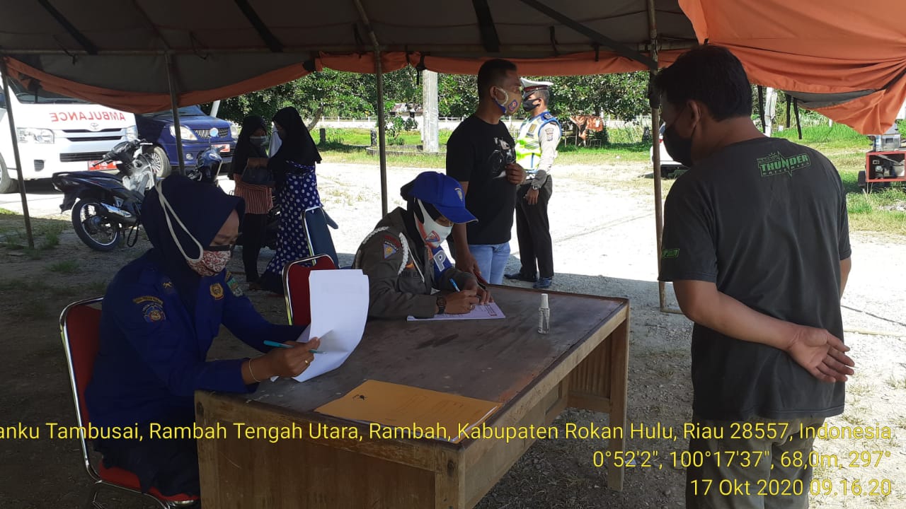 Masih banyak warga belum peduli,  Tim Gabungan masih lakukan Razia Masker