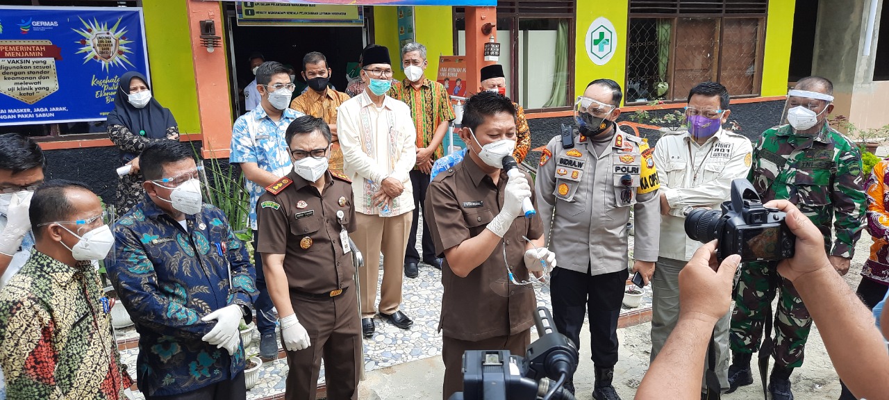 Kesan dan Pesan Kapolres Pelalawan Setelah Disuntik, Divaksin COVID-19 Lebih Baik