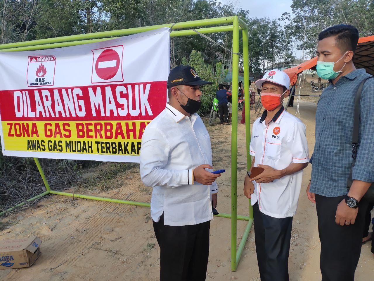 Hamdani Minta Pemko Tangani Dengan Baik Musibah Semburan Gas 