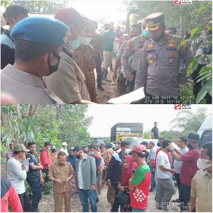 Tunjuk Batas IUPHHK- HTI Arara Abadi,  Warga Minta Tanda Tangan Agar Lahan Digarap Warga Tidak Dikerjakan