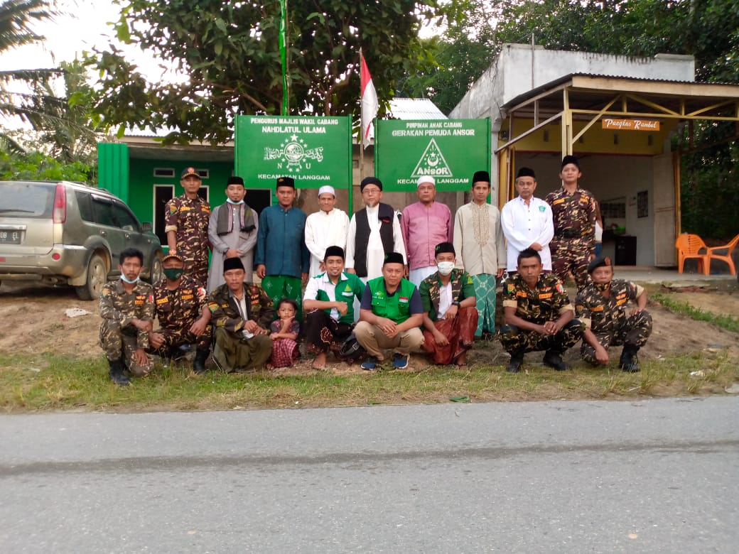Ketua PC GP Ansor Pelalawan Resmikan Sekretariat Permananen PAC GP Ansor Langgam
