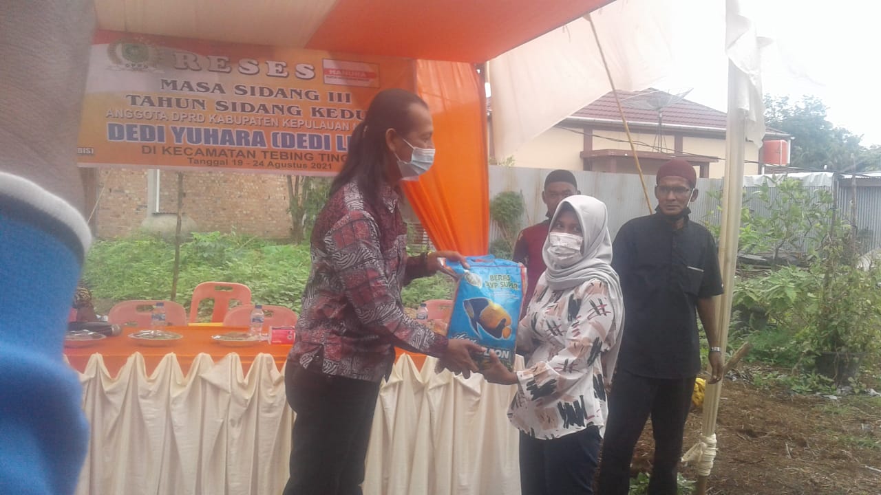 Jemput Aspirasi Masyarakat, Dedi Yuhara Reses di Kelurahan Selat Panjang Timur