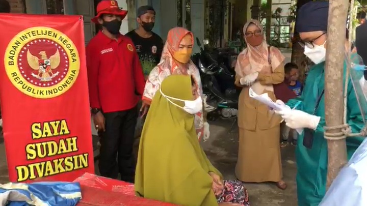 BIN Riau Kejar Target Vaksinasi Pelajar dan Door To Door  