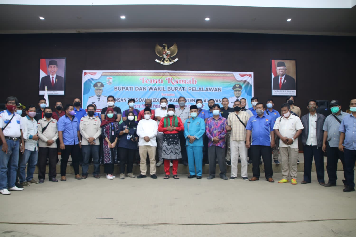 Temu Ramah Wartawan, Bupati H Zukri Minta Kritik Konstruktif Untuk Pelalawan Maju