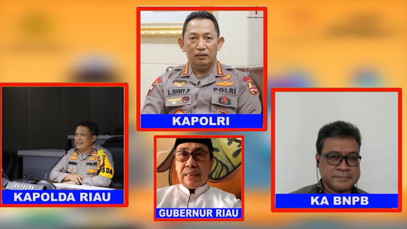 Kapolda Riau Launching Aplikasi BSR Tangani COVID-19