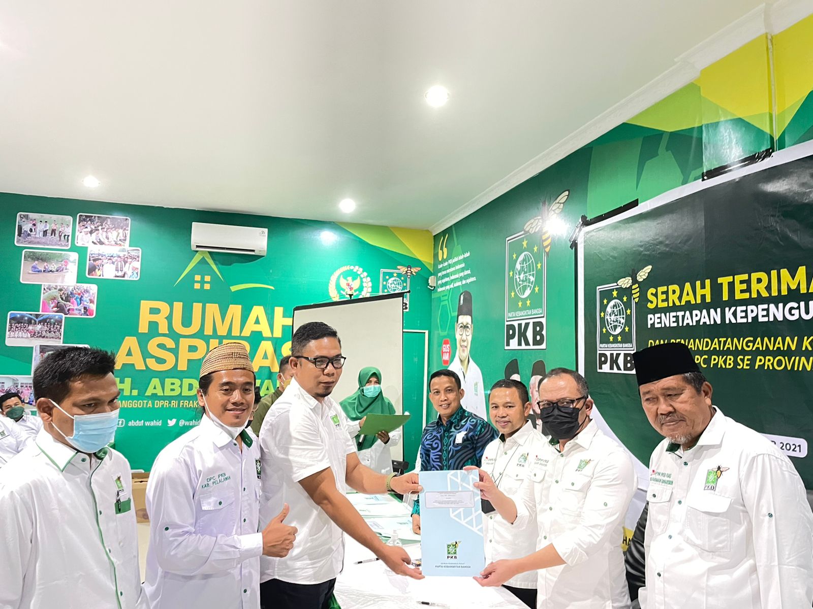 Kepengurusan PKB Pelalawan Periode 2021 - 2026 Terima SK dari DPP PKB