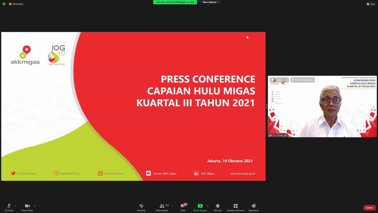 SKK Migas Bersyukur, Setoran Hulu Migas Rp136,8 Triliun, Lebihi Target 