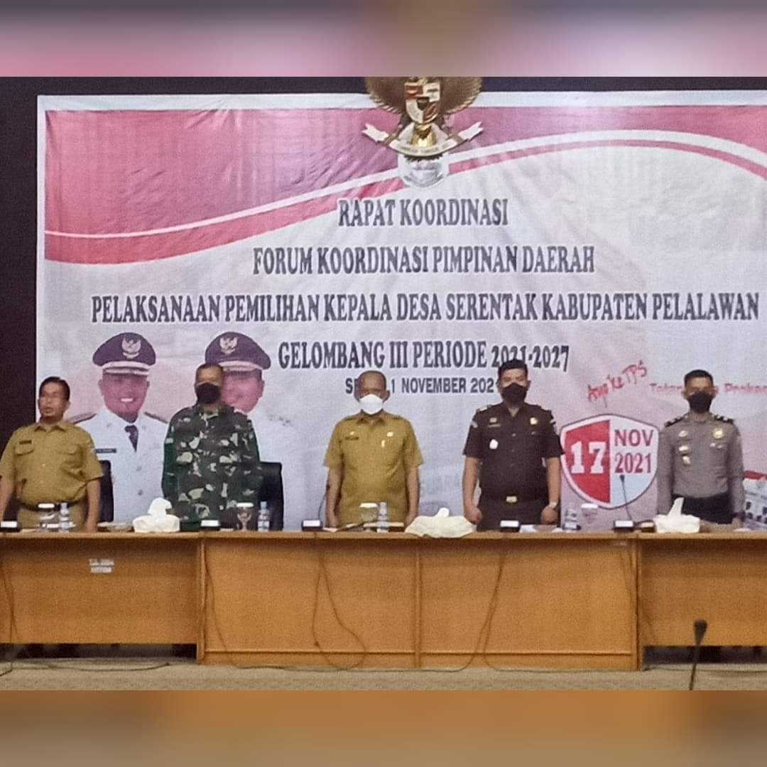 DMPD Pelalawan Paparkan Kesiapan Pilkades Serentak Pelalawan