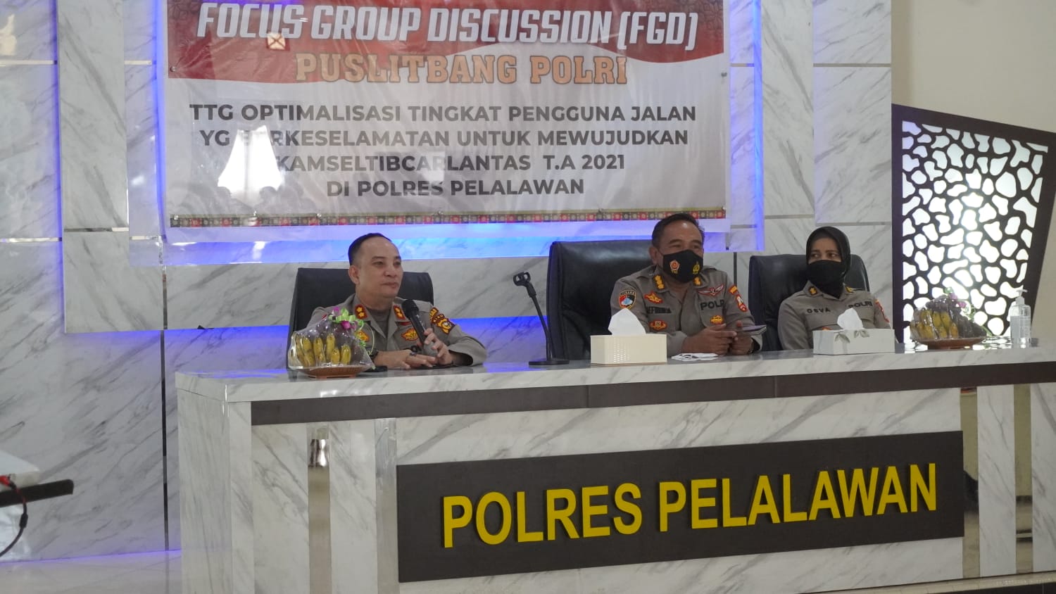 Puslitbang Polri Supervisi Ke Polres Pelalawan, Optimalisasi Pengguna Jalan Berlalu Lintas