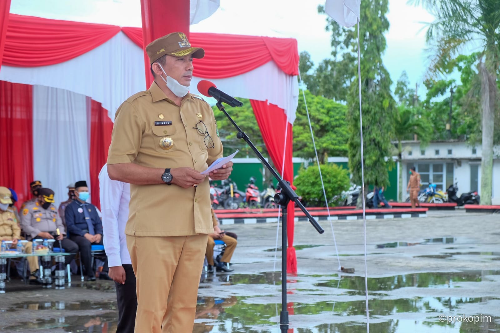 Bupati Kepulauan Meranti Gelar Apel Kesiapsiagaan Bencana