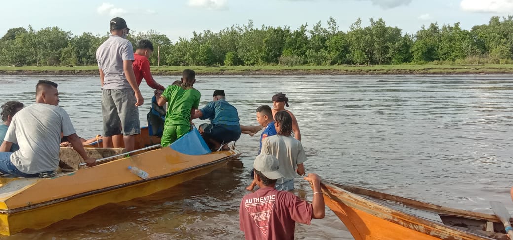 Perahu Pompong Tenggelam di Teluk Meranti, 6 Korban Meninggal Dunia dan 7 Selamat