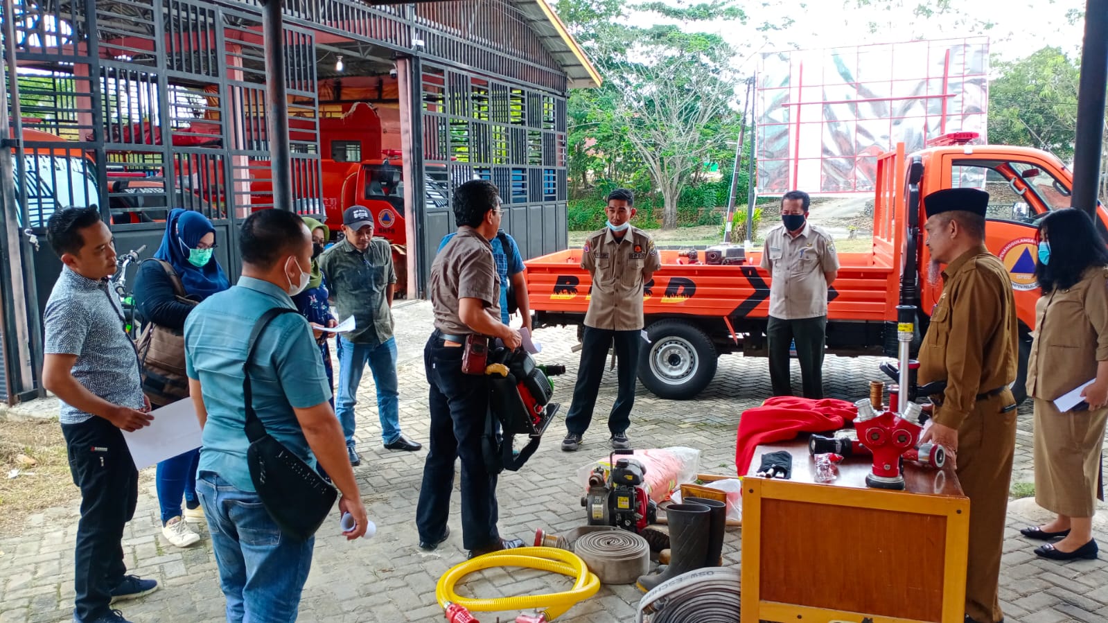 BPBD Pelalawan Laksanakan Pelatihan Pembekalan Penanganan Karhutla