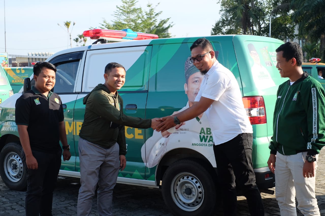 Mantap, DPC PKB Pelalawan Dapat Fasilitas Ambulance