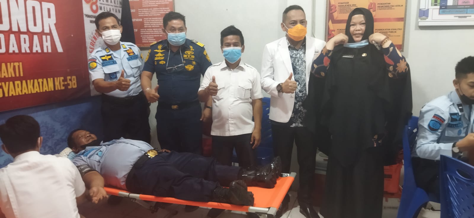 Hari Bakti Pemasyarakatan Ke-58, Lapas Kelas IIA Bagansiapiapi Adakan Donor Darah