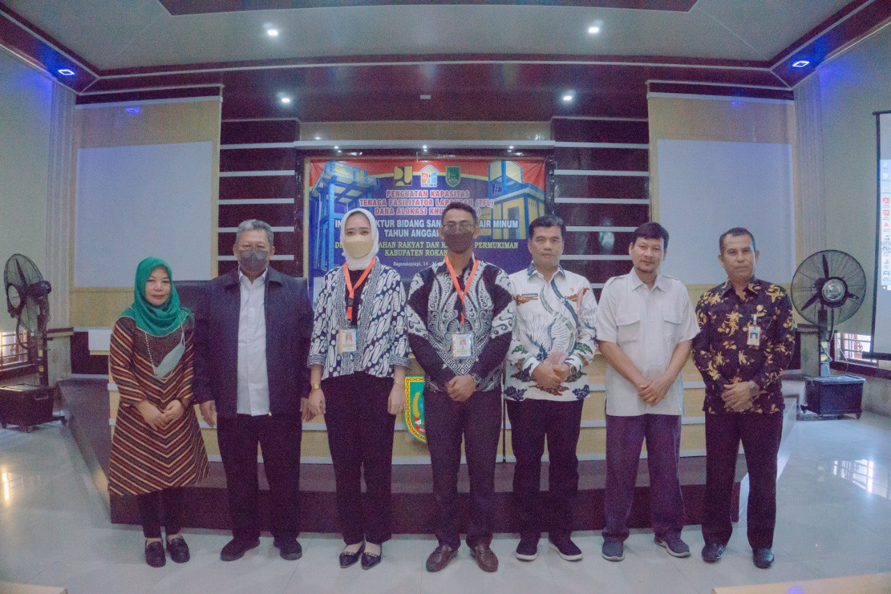 Sukseskan Program Sanitasi Dan Spam, Disperkim Rohil Latih Puluhan Tenaga Fasilitator Lapangan