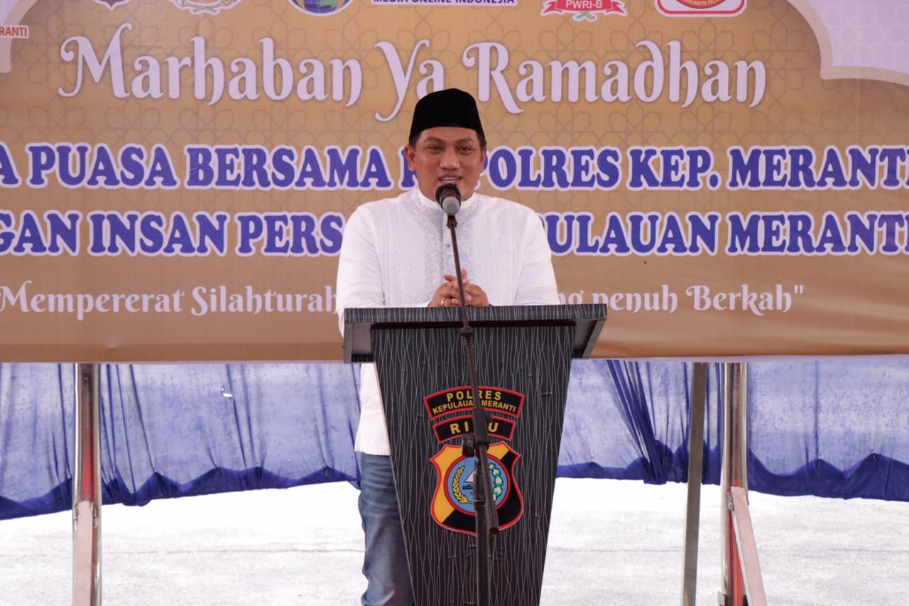 Eratkan Silaturahmi dan Kemitraan, Kapolres Buka Puasa Bersama Insan Pers di Meranti 