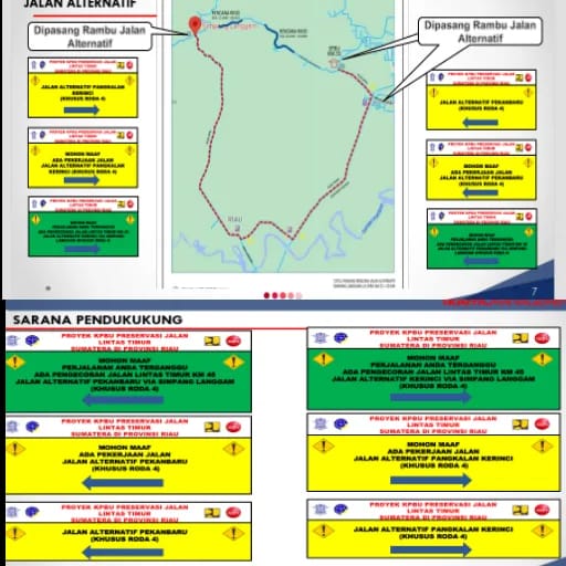 Lanjutan Proyek Rigid Jalintim Pelalawan, Siapkan Jalan Alternatif Via Simpang Langgam Hindari Antrian