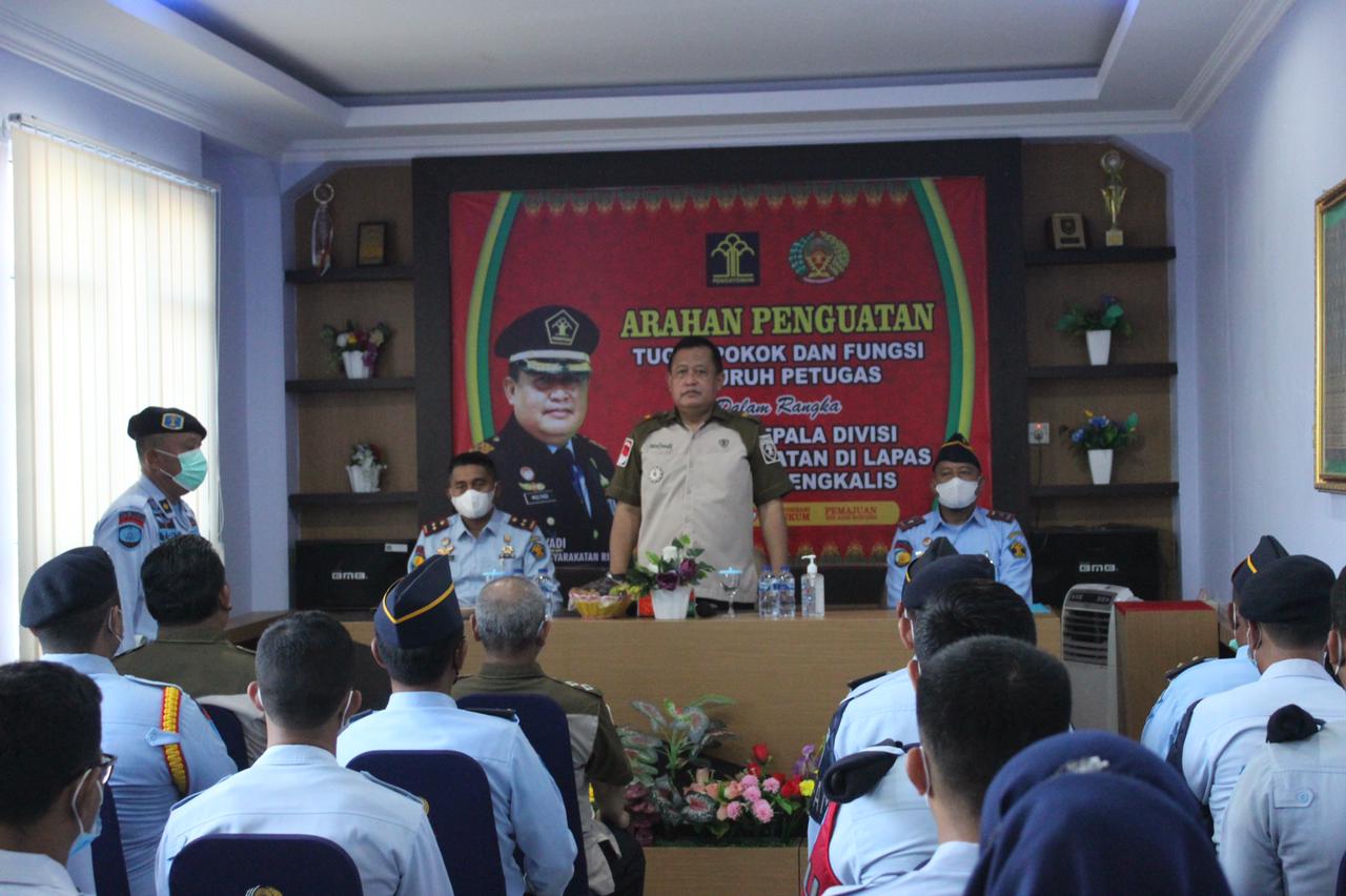 Kunjungan Kadiv Pemasyarakatan, Pegawai Lapas Bengkalis Negatif Tes Urine