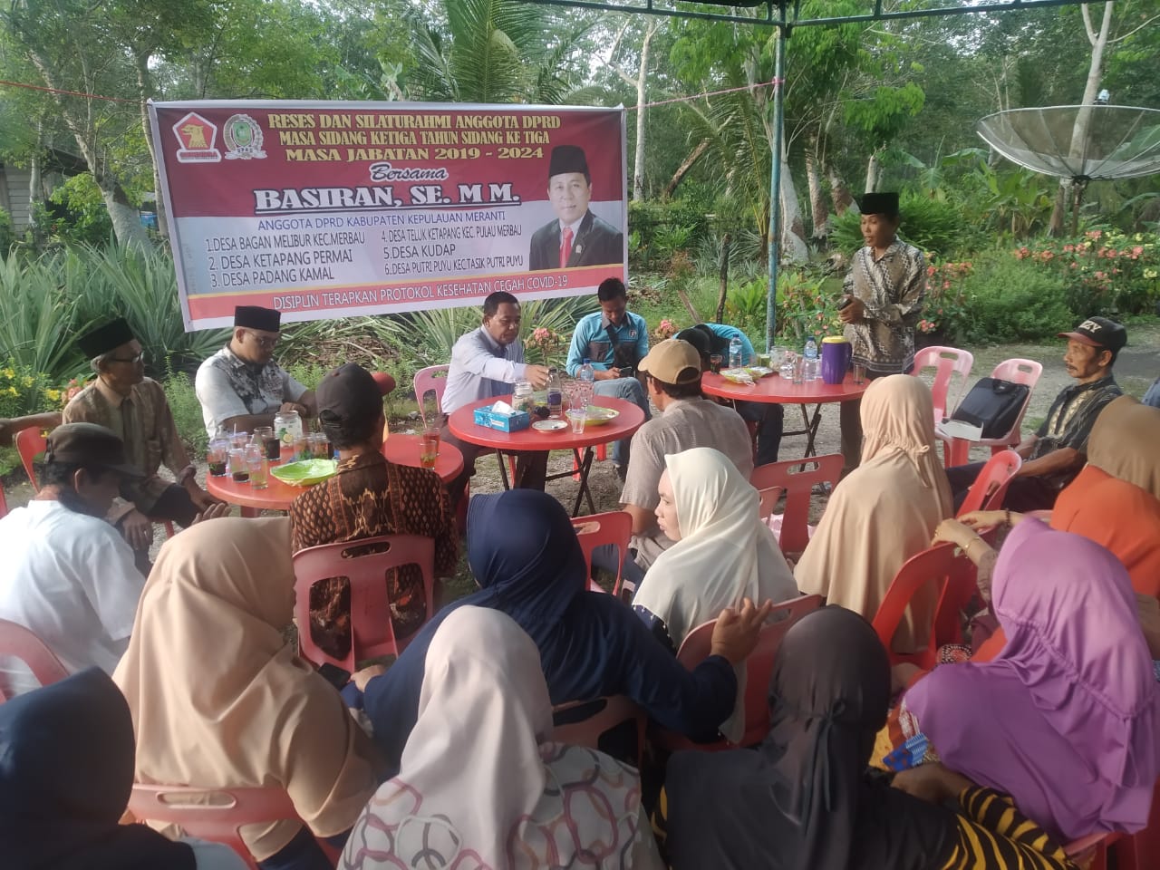 Reses di Desa Bagan Melibur, Basiran Berharap Pihak PLN Bekerja Secara Profesional