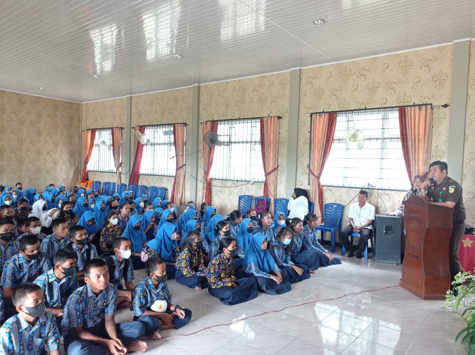 Jaksa Masuk Sekolah Sambangi SMP Negeri 2 Pangkalan Kerinci