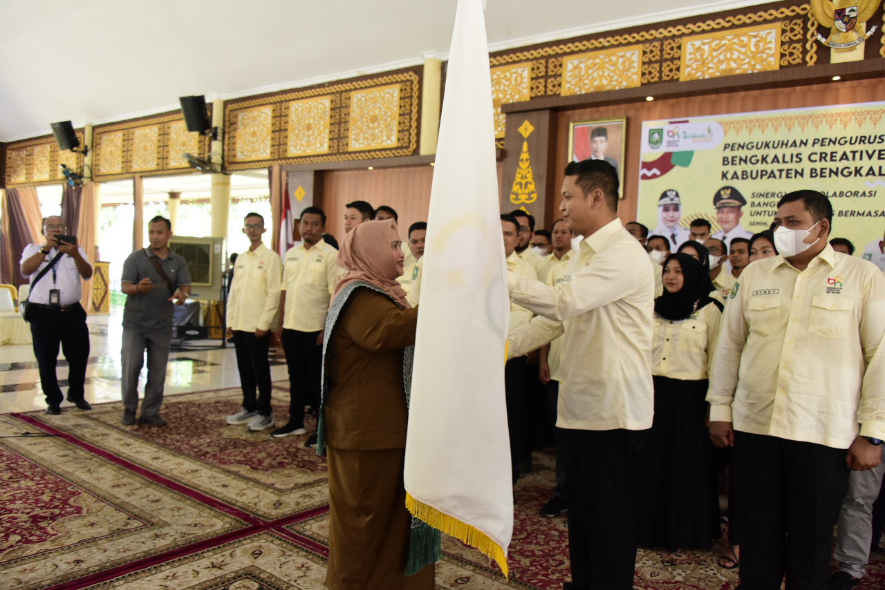Bupati Bengkalis Lantik Pengurus BCN, Riza Zulhemy: Ada Tiga Program Utama Tingkatkan Potensi Ekraf Lokal 