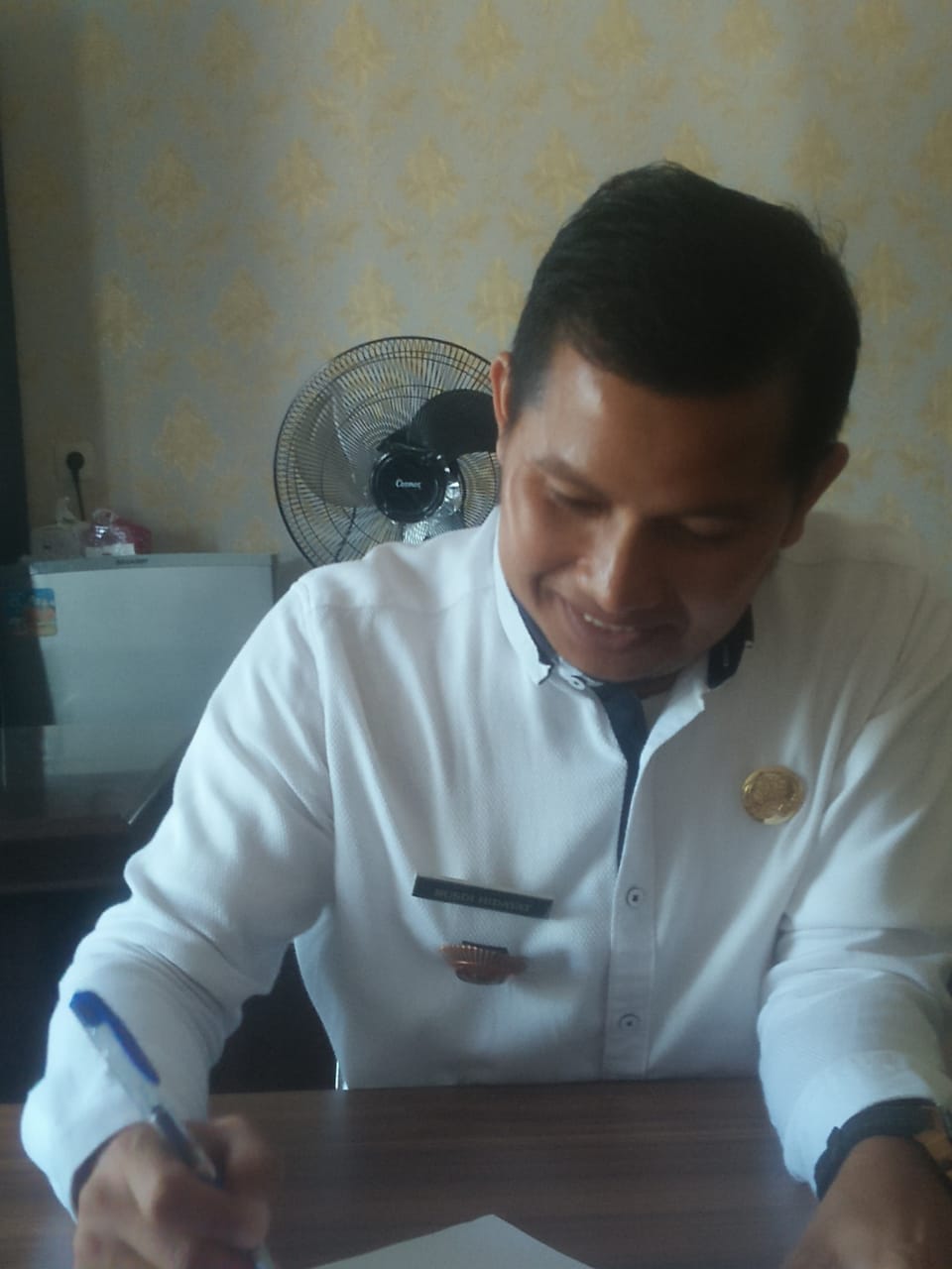 Kades Pematang berangan himbau para Kadus agar segera mendata Opsi Pajak di Dusunnya