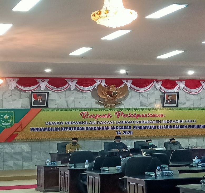 DPRD Inhu Tolak RAPBD-P Tahun 2020