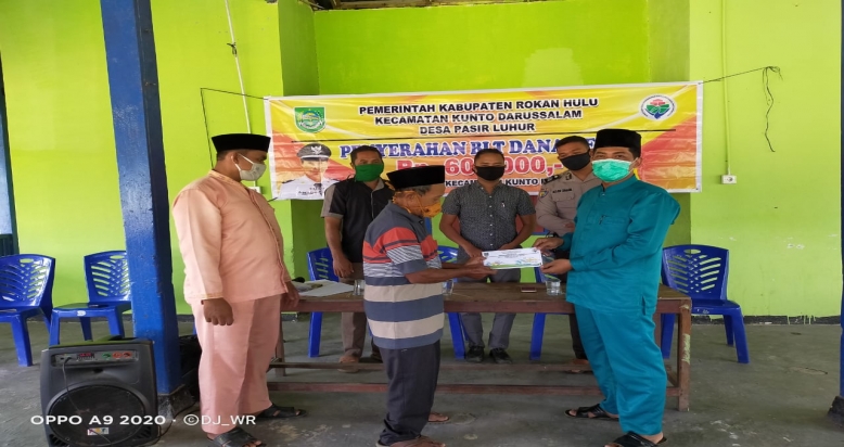 Pemerintah Desa Pasir Luhur Sudah Salurkan BLT Sebanyak Tiga Tahap