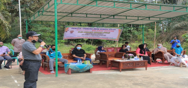 Pjs Bupati Rohul Buka Kawasan Ikan Laran gan  di Dusun Dua dan Desa Sungai Salak Kec. Rambah Samo