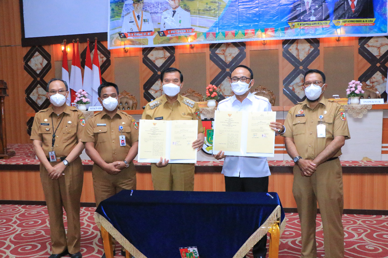 Pemko Teken Nota Kesepakatan dengan BPKP Riau