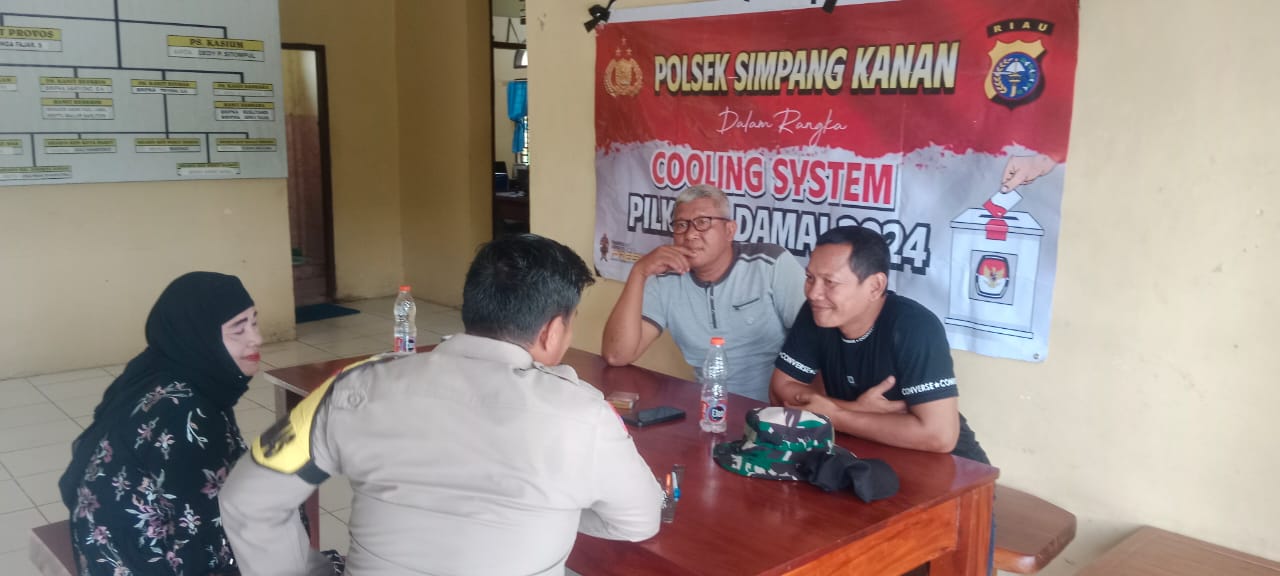 Bhabinkamtibmas Bukit Selamat Cooling System Masyarakat Jalan M.Yazid Hamta