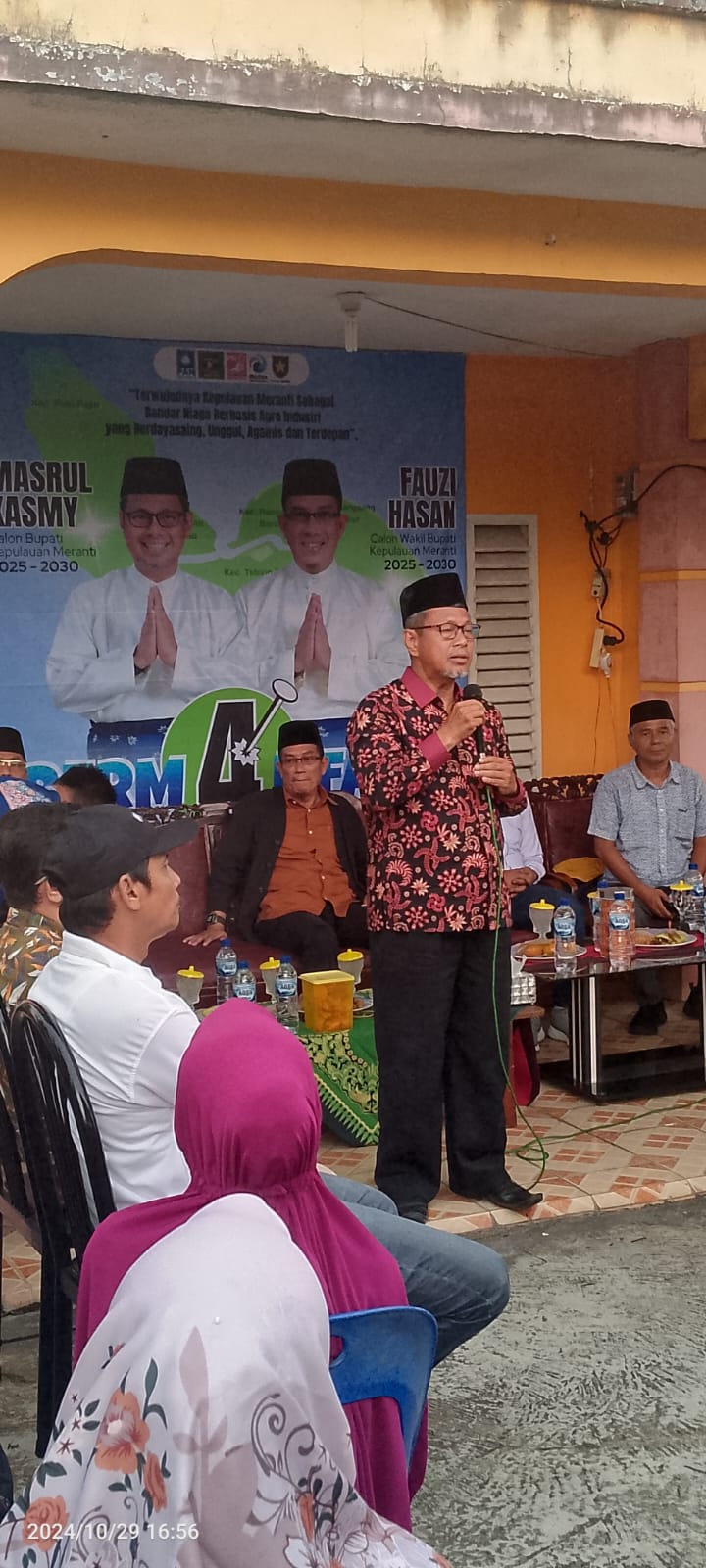 Cita-Cita Masrul Kasmy Jadikan Banglas Barat Jadi Kota Santri Semakin Mendekati