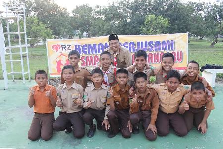 SMP Juara Pekanbaru, Laksanakan Program Bersih Lingkungan dan Penghijaun