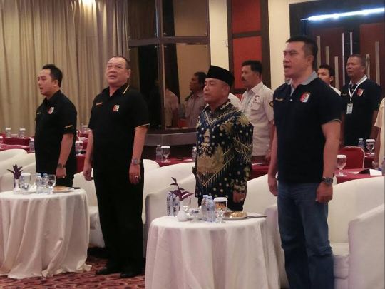 Bupati H.M.Harris Hadiri  Musprov Perbakin Riau yang Ke IV