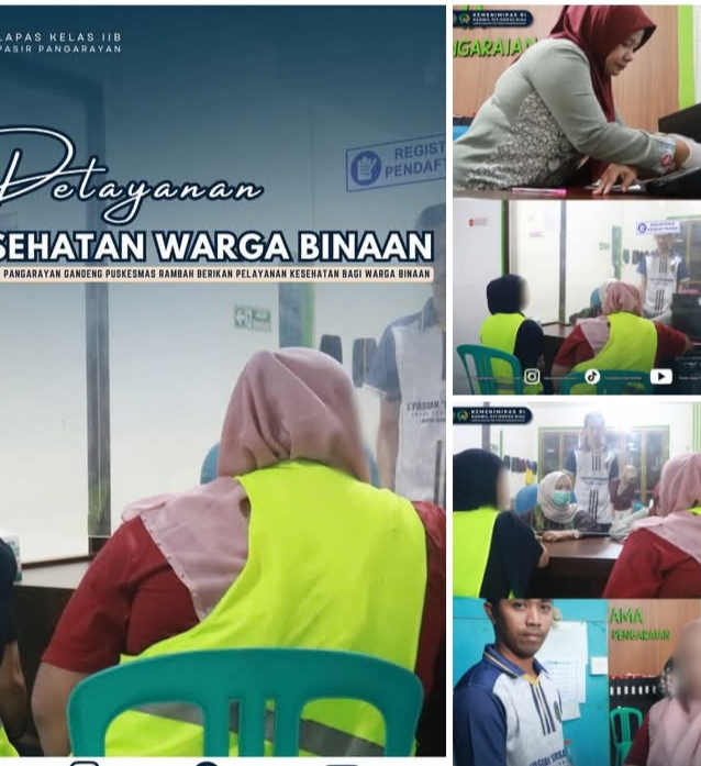 Lapas Pasir Pangarayan  Berikan Pelayanan Kesehatan bagi Warga Binaan