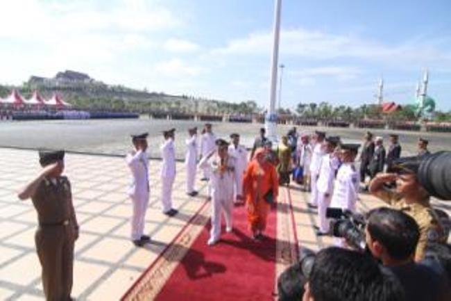 Galleri Foto Pemkab Rokan Hulu Upacara HUT RI 17 Agustus 2014 di Pasir Pengarayan