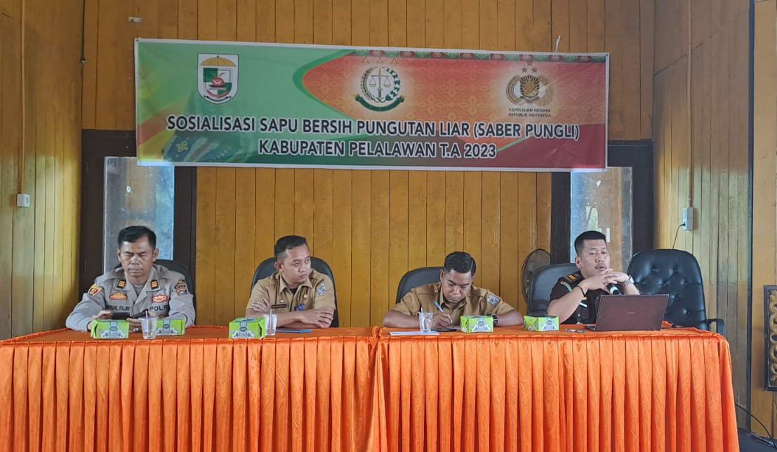 Berantas Pungli, Kejari Pelalawan Narasumber di 2  Kecamatan