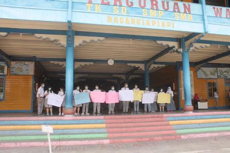 Rekening Yayasan diBlokir BRI, Siswa YPW lakukan Unjuk Rasa