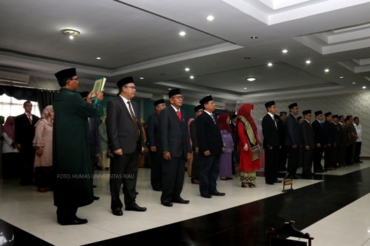 Rektor Unri: Berikan Pengabdian terbaik, Sesuai Tupoksi Menyongsong World Class University