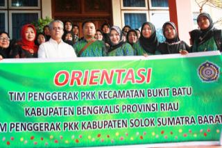 TP PKK Bukit Batu Siap Terapkan Ilmu dari Solok ke Masyarakat