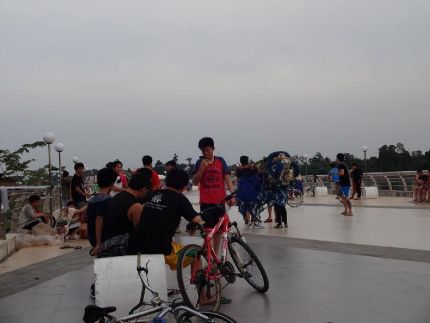 Jelang Imlek, Tim Barongsai Hock Siu Kiong Giat Latihan di Tepian Bandar Sungai Jantan