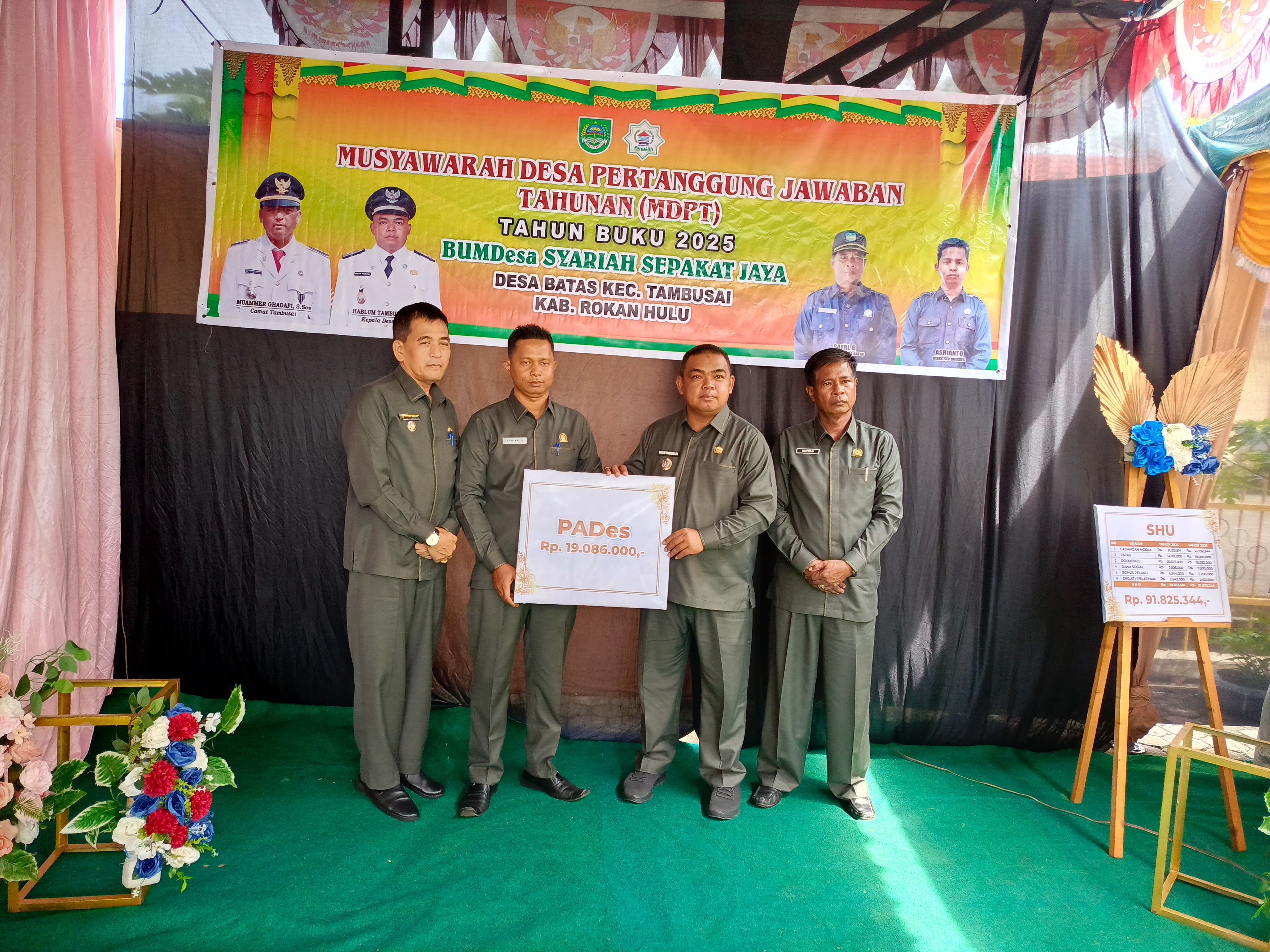 Bum desa Syariah  Sepakat Jaya Desa Batas gelar MPTB tahun Buku 2025