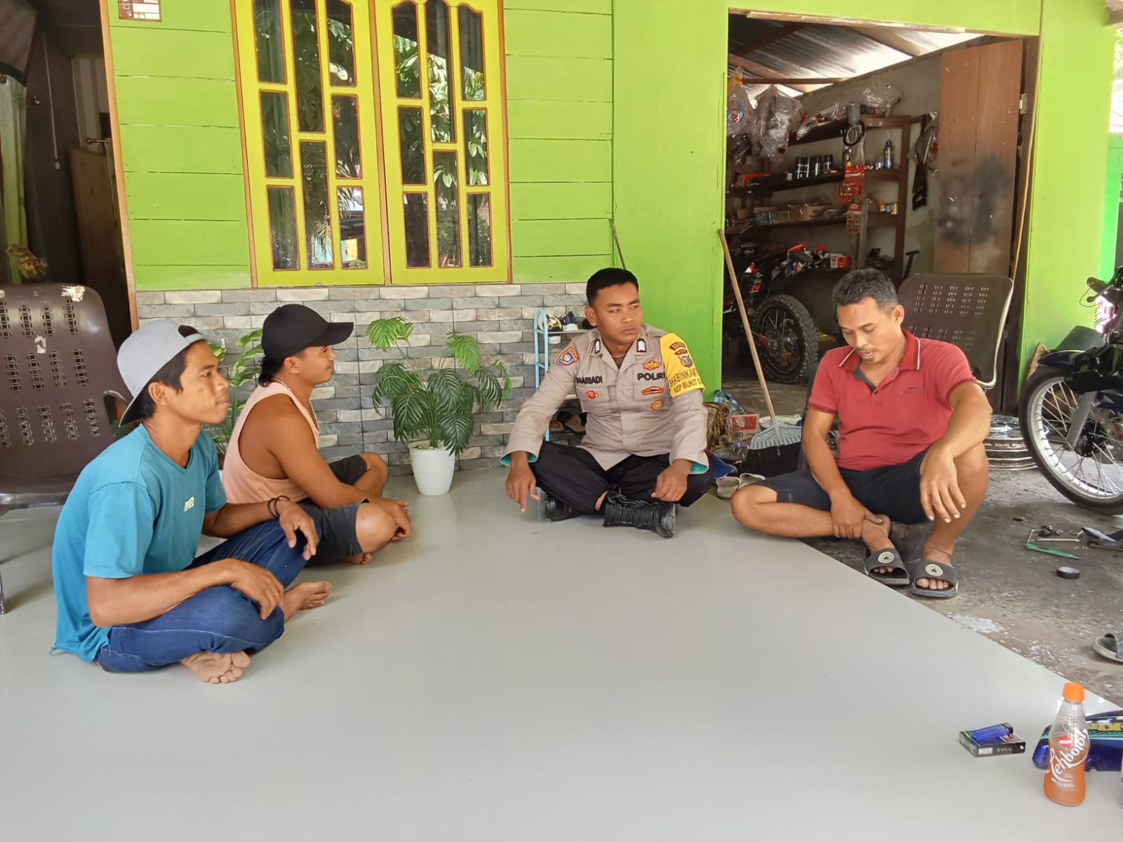 Masyarakat Bukit Damar Diberikan Himbauan Jaga Kamtibmas