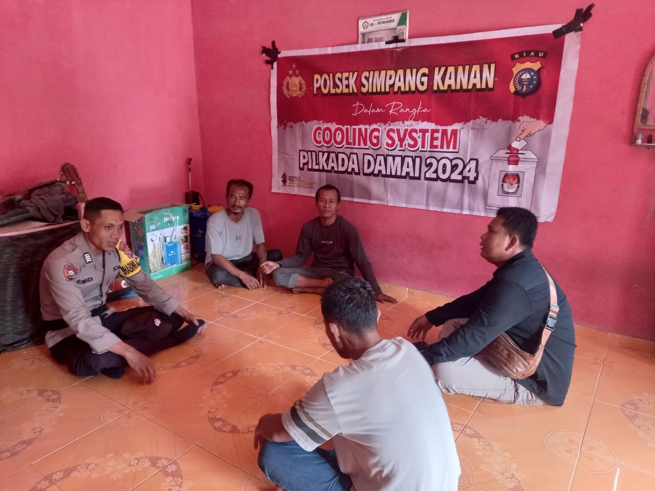 Kanit Intel Polsek Simpang Kanan Ajak Masyarakat Datuk Paduka Ciptakan Kamtibmas