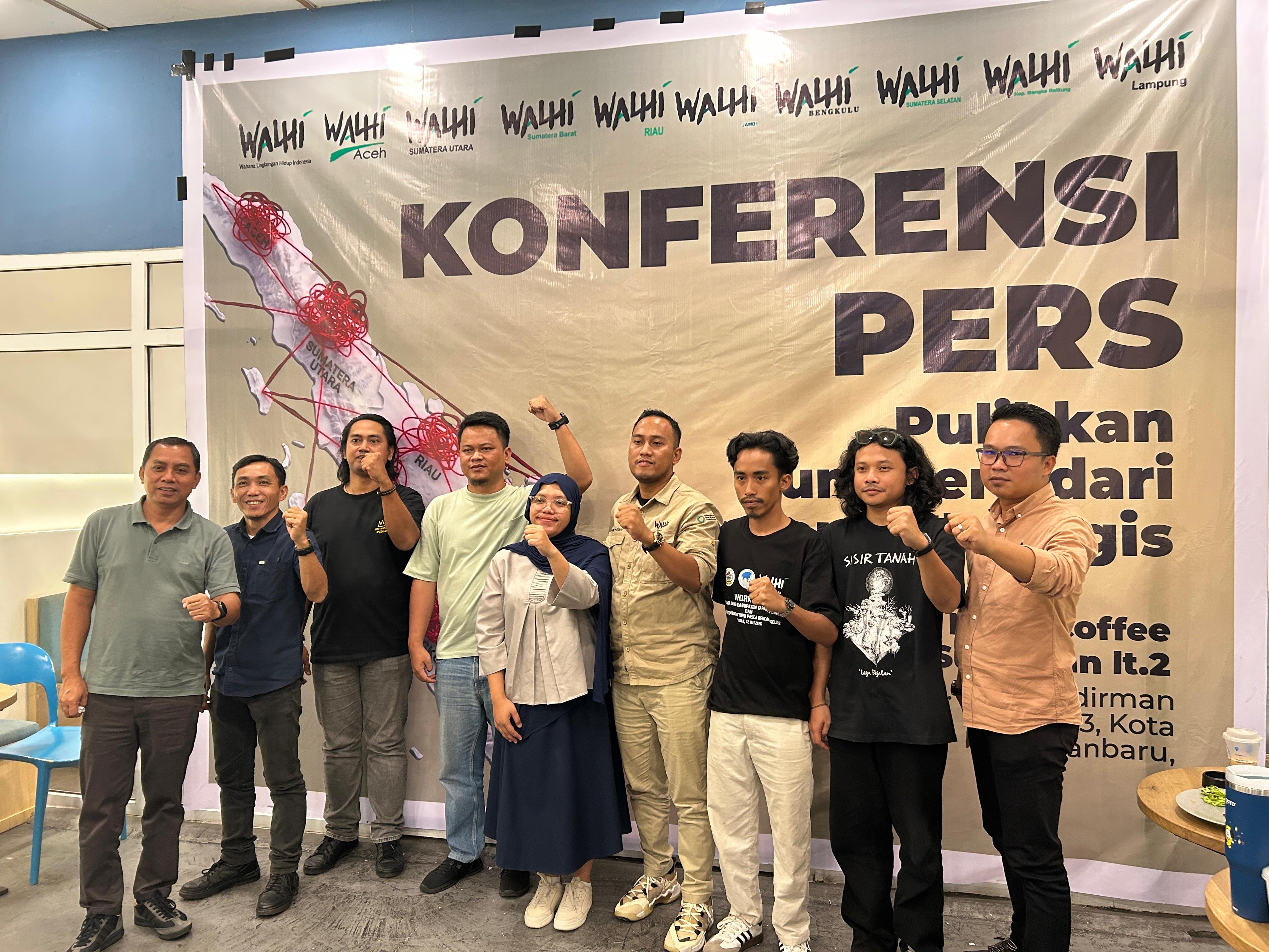 WALHI Se-Sumatera Deklarasikan Aliansi Andalas, Serukan Penyelamatan Ruang Hidup dan Hentikan Kerusakan Ekologis