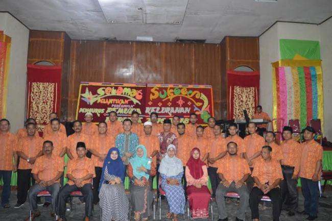 Pengurus Pemuda Kepenuhan Tengah Periode 2016-2018 di Lantik