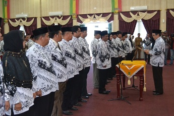 Pelantikan cabang PGRI ditiga kecamatan,