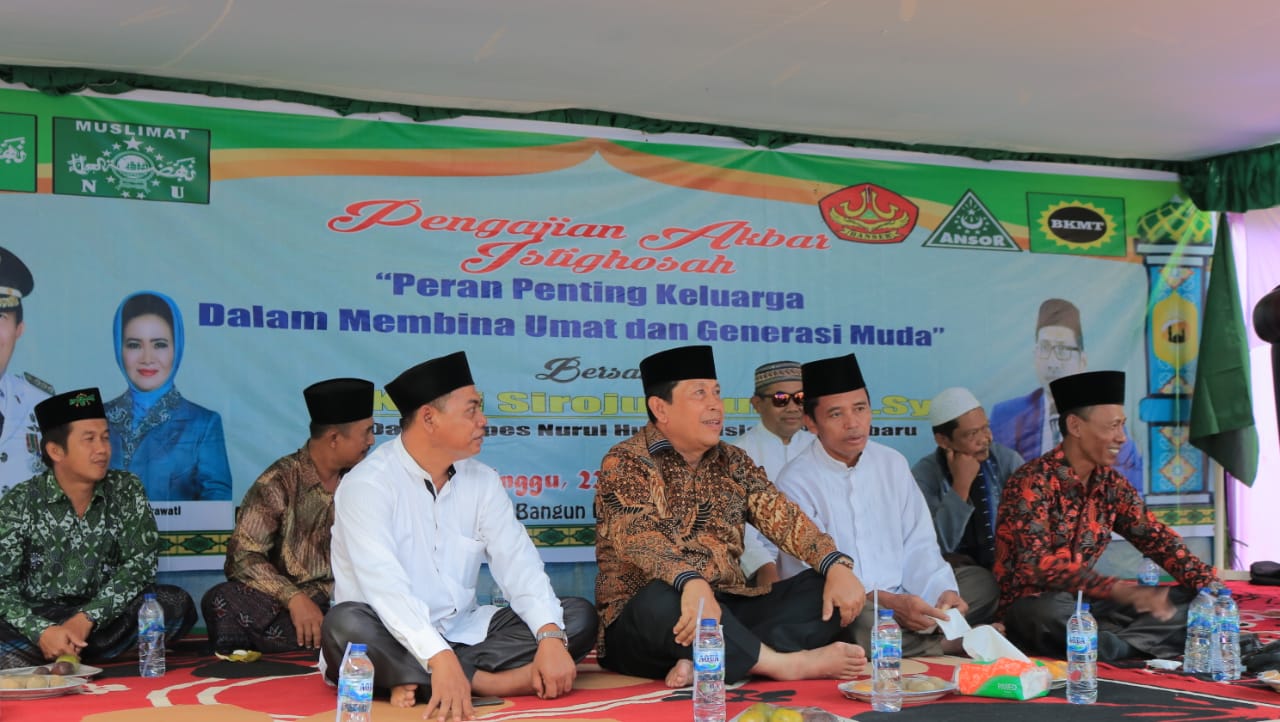 Pengajian Akbar Muslimat NU di Desa Pasir Intan Bangun Purba