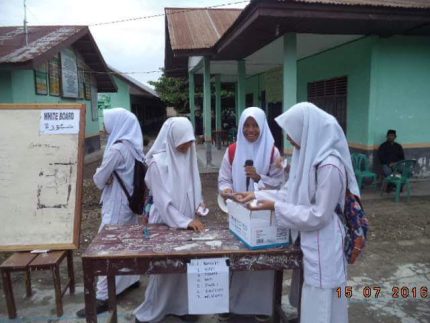 Pemilihan Ketua OSIS MTSN Kota Tengah